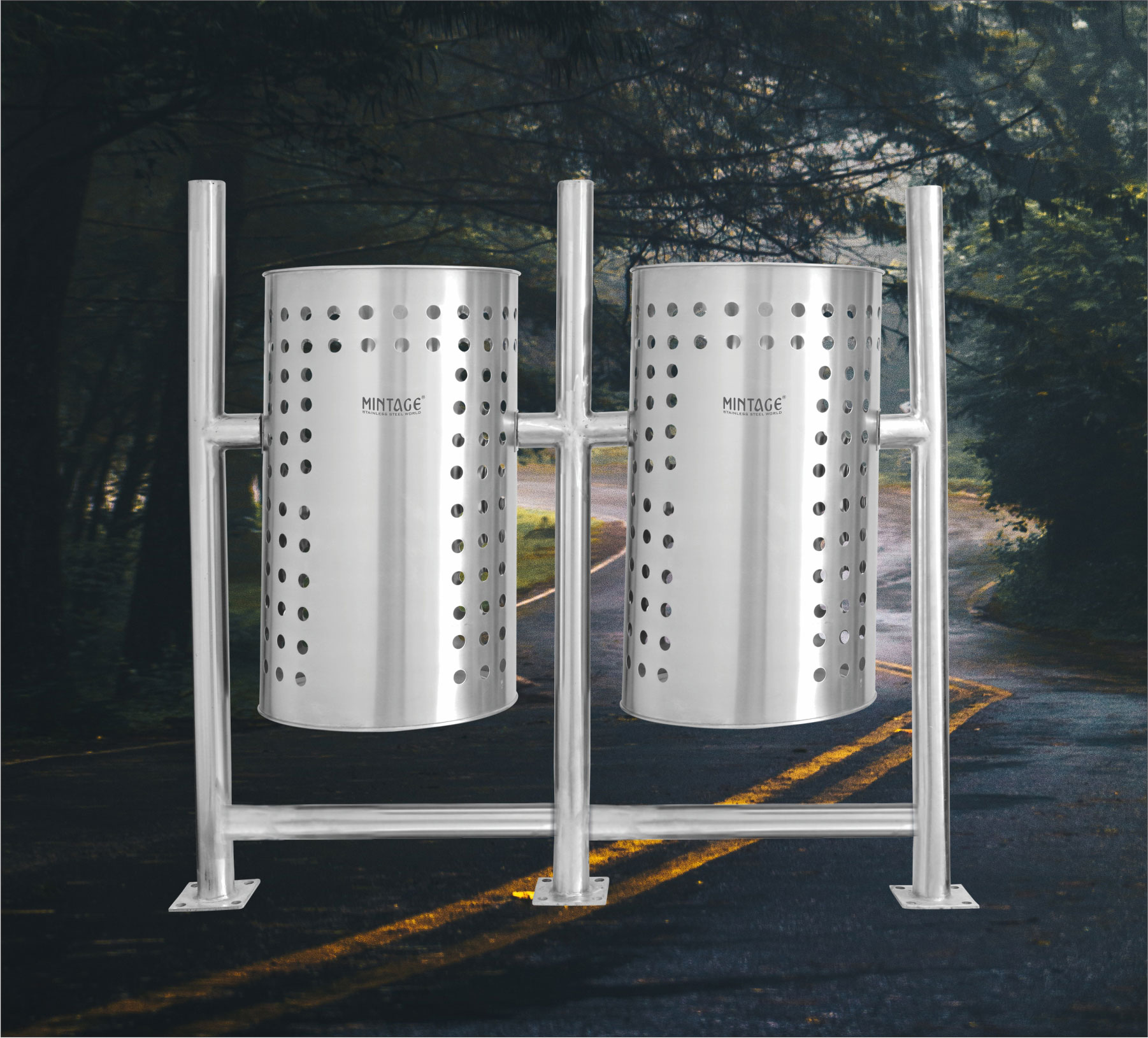 Outdoor Hanging Open Perforated Bin (Solo)